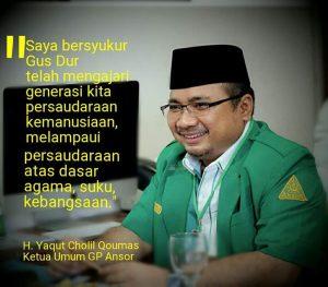 Sebuah Pesan Natal dari Ketua Umum PP GP Ansor
