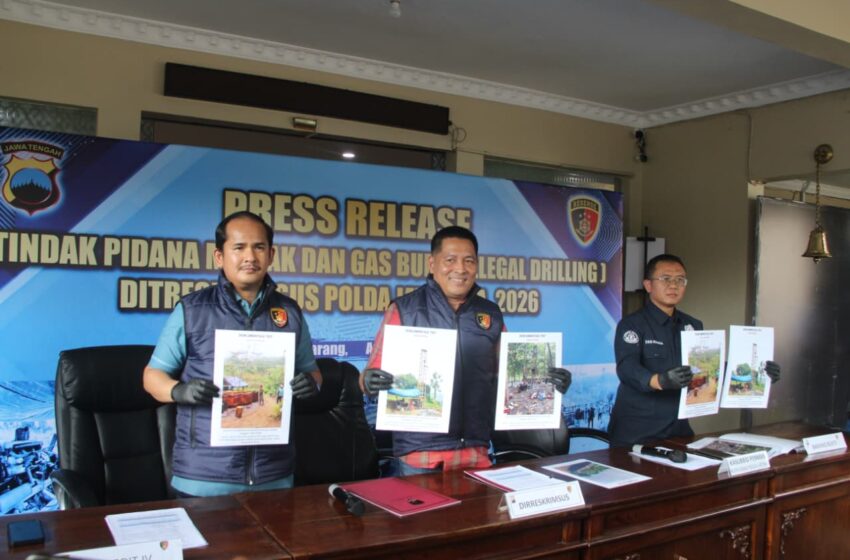  Polda Jateng Bongkar Pengeboran Minyak Ilegal di Blora, Tiga Tersangka Diamankan