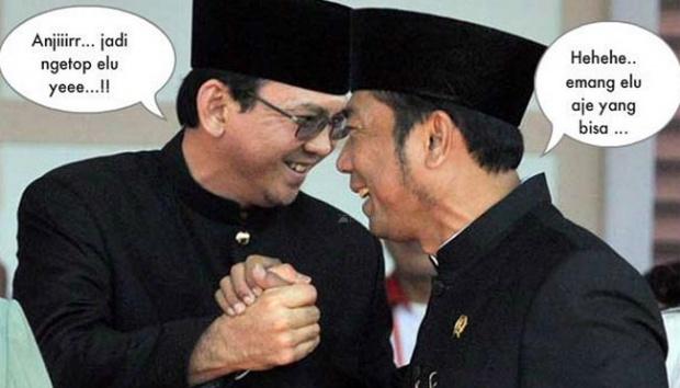  Ahok : Hebat Mana Gue atau Haji Lulung?