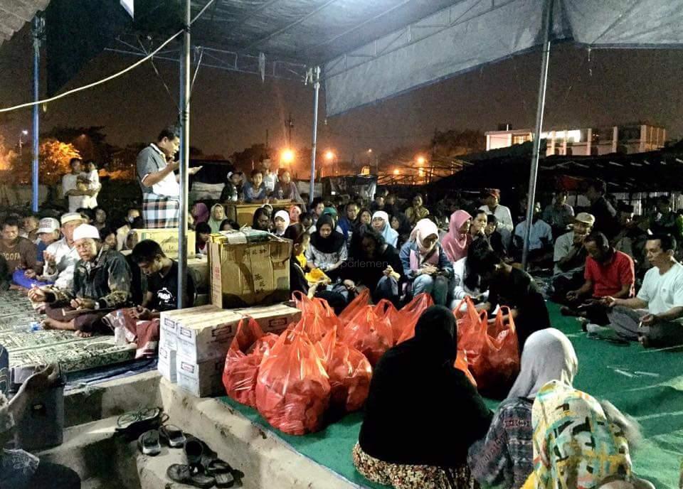  JMP Aksi Sahur Bersama Warga Korban Penggusuran Jakarta