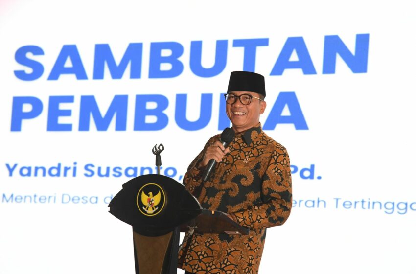  Menteri Yandri Susanto Ingin BUMDes Penyuplai Bahan Pokok Program Makan Siang Bergizi Gratis