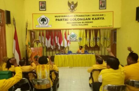 Golkar Malang Gelar Rekonsiliasi untuk Pemenangan Pemilu 2019