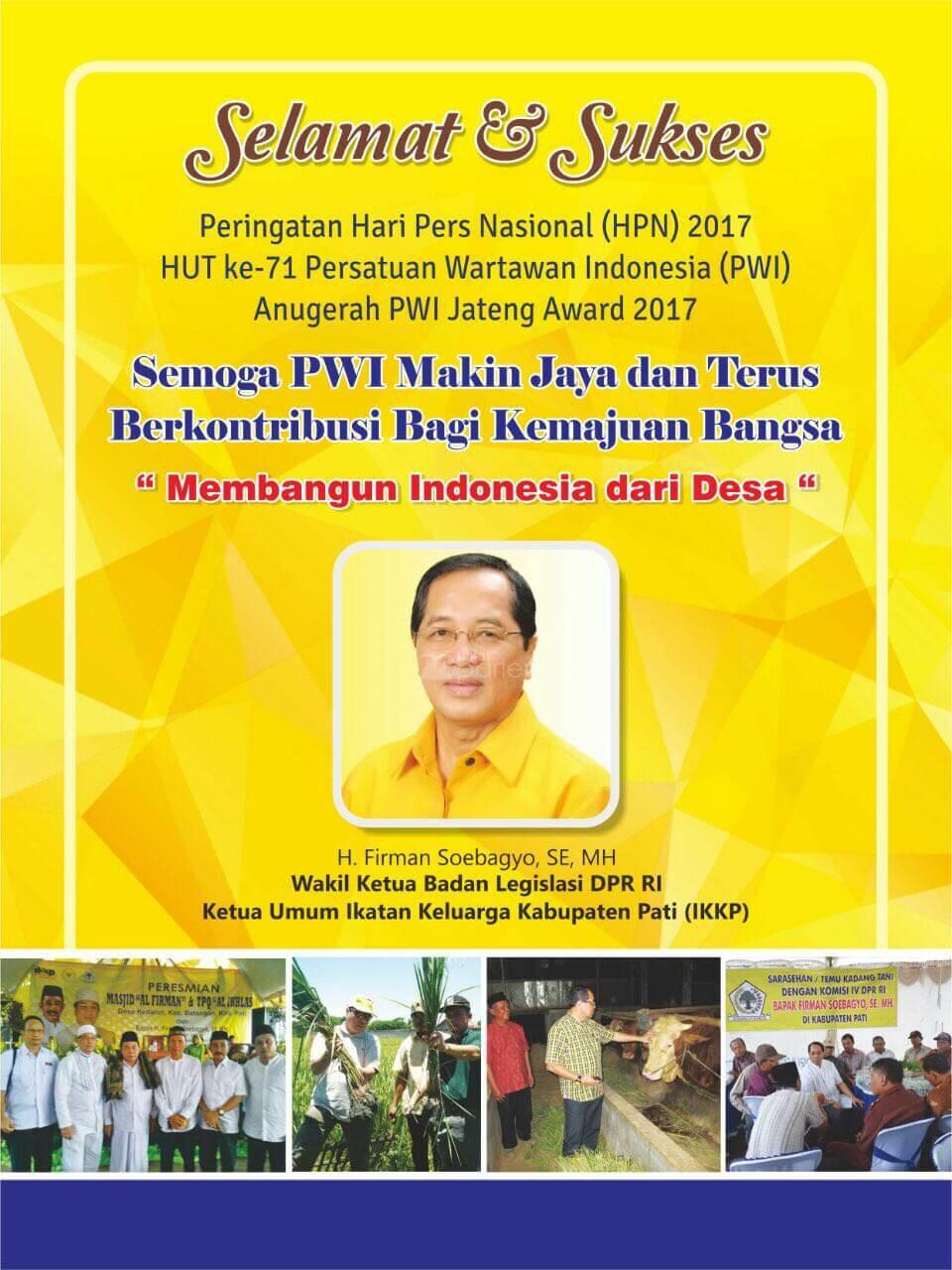  Selamat Hari Pers Nasional 2017