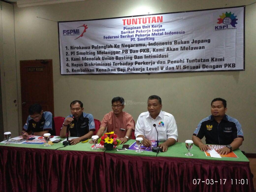  Ini Alasan Buruh PT Smelting Gresik Mogok Kerja!
