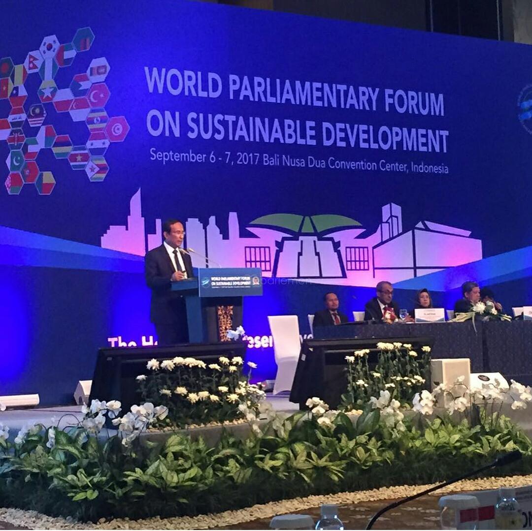  Forum Parlemen Dunia di Bali, Satya: Perlu Diperjelas Capaian Target SDGs Soal Emisi Gas