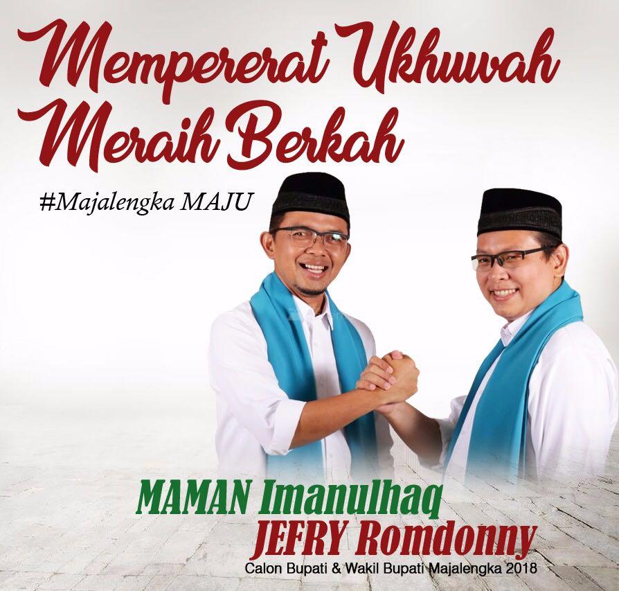  Hasil Survei: Mayoritas Warga Hendaki Maman–Jefry  Pimpin Majalengka