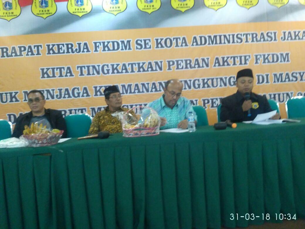  Raker FKDM se-Jaktim: Bahas Berita Hoax, Sukseskan Pemilu hingga Kekerasan pada Ulama