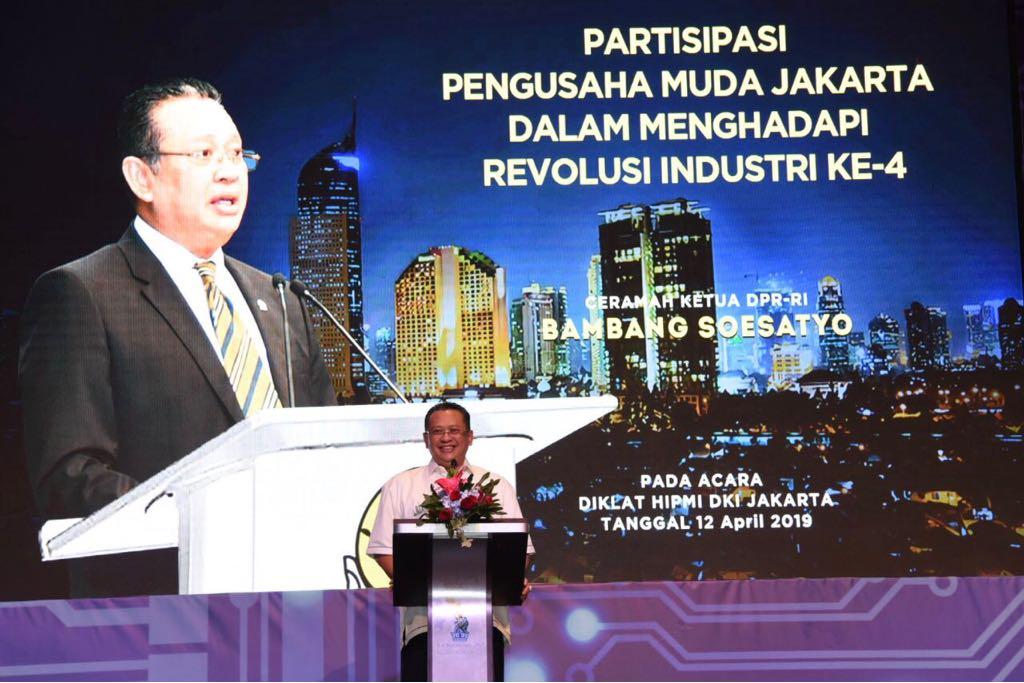  Diklatda HIPMI Jaya, Bamsoet: Pengusaha Zaman Now Harus Melek Teknologi
