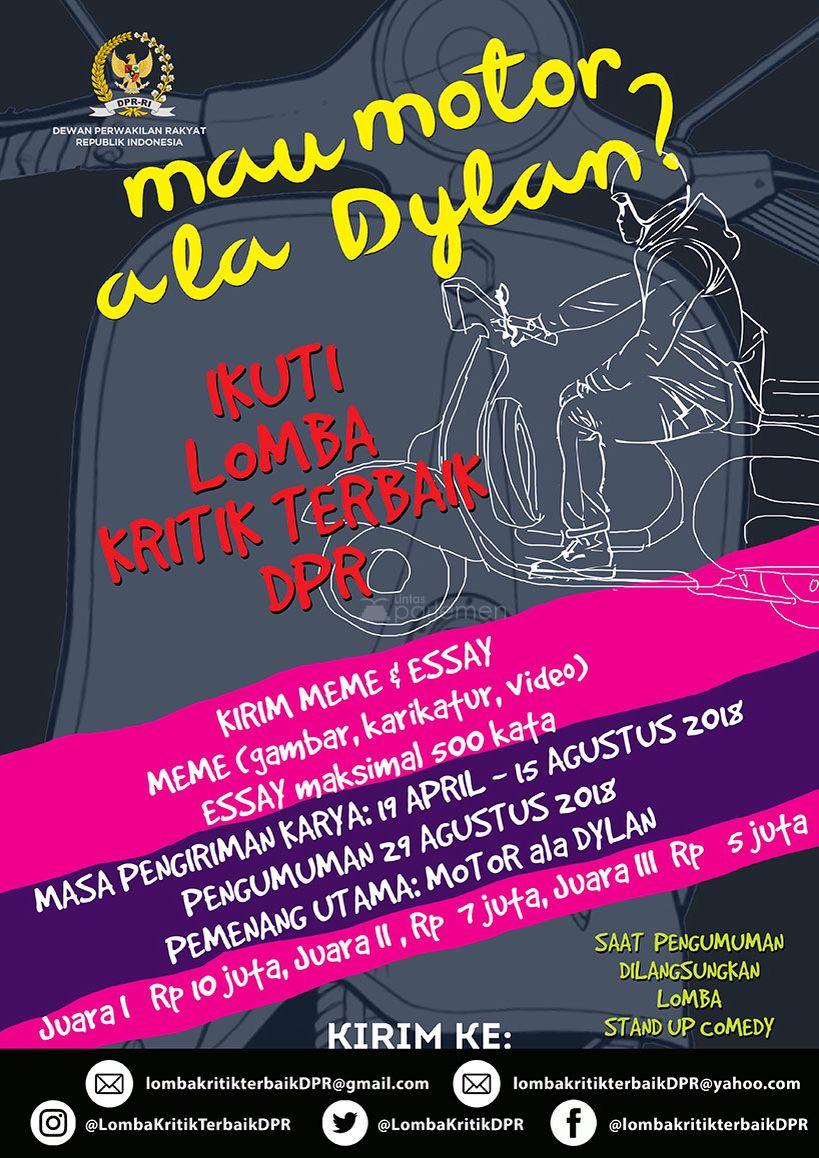 Katanya DPR Anti Kritik Sekarang Bamsoet Ajak Ikut Lomba Kritik DPR Katanya DPR Anti Kritik Sekarang Bamsoet Ajak Ikut Lomba Kritik DPR