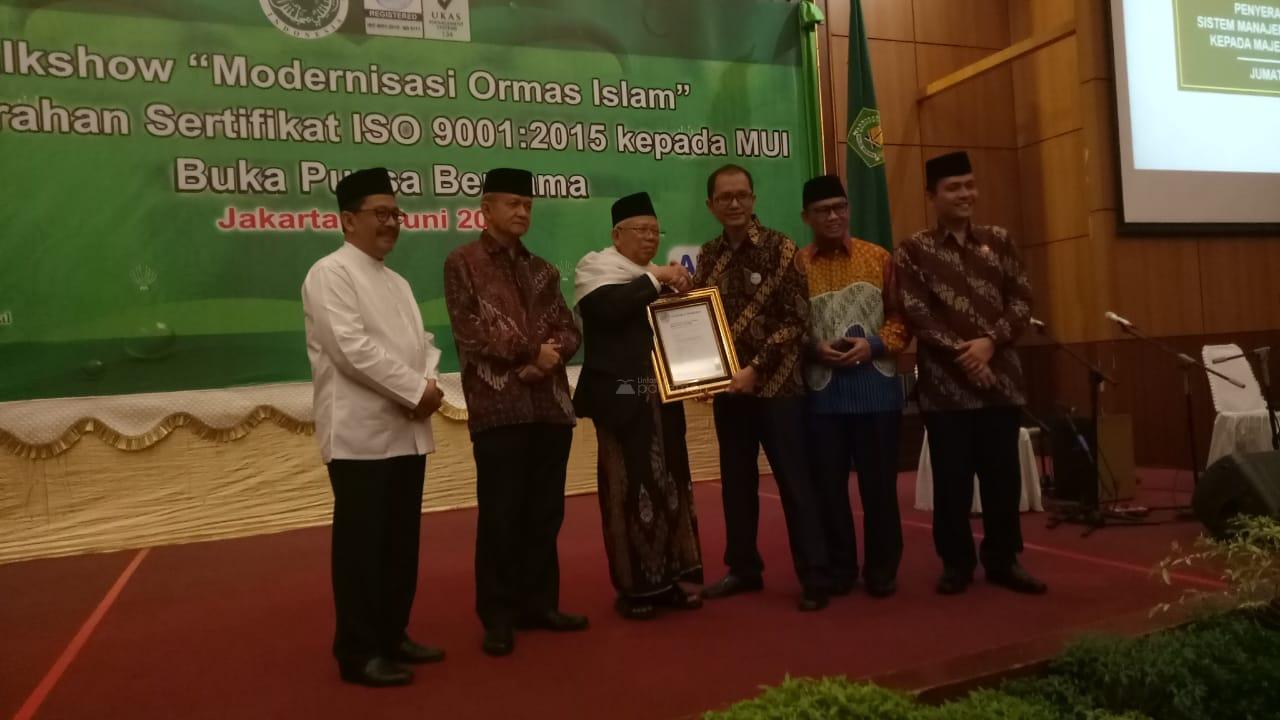  MUI Luncurkan Penerapan ISO 9001:2015 sebagai Komitmen untuk Berkembang di Zaman Now
