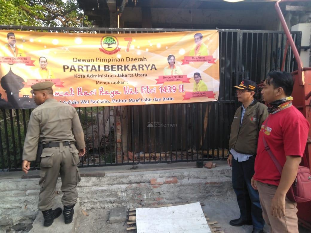  Jelang Lebaran, Bawaslu Tertibkan APK Ucapan Lebaran Idul Fitri