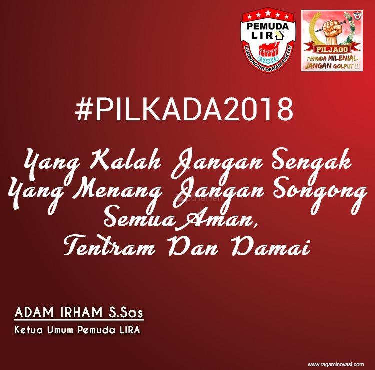  Pemuda LIRA: Yang Kalah Jangan Sengak, yang Menang Jangan Songong