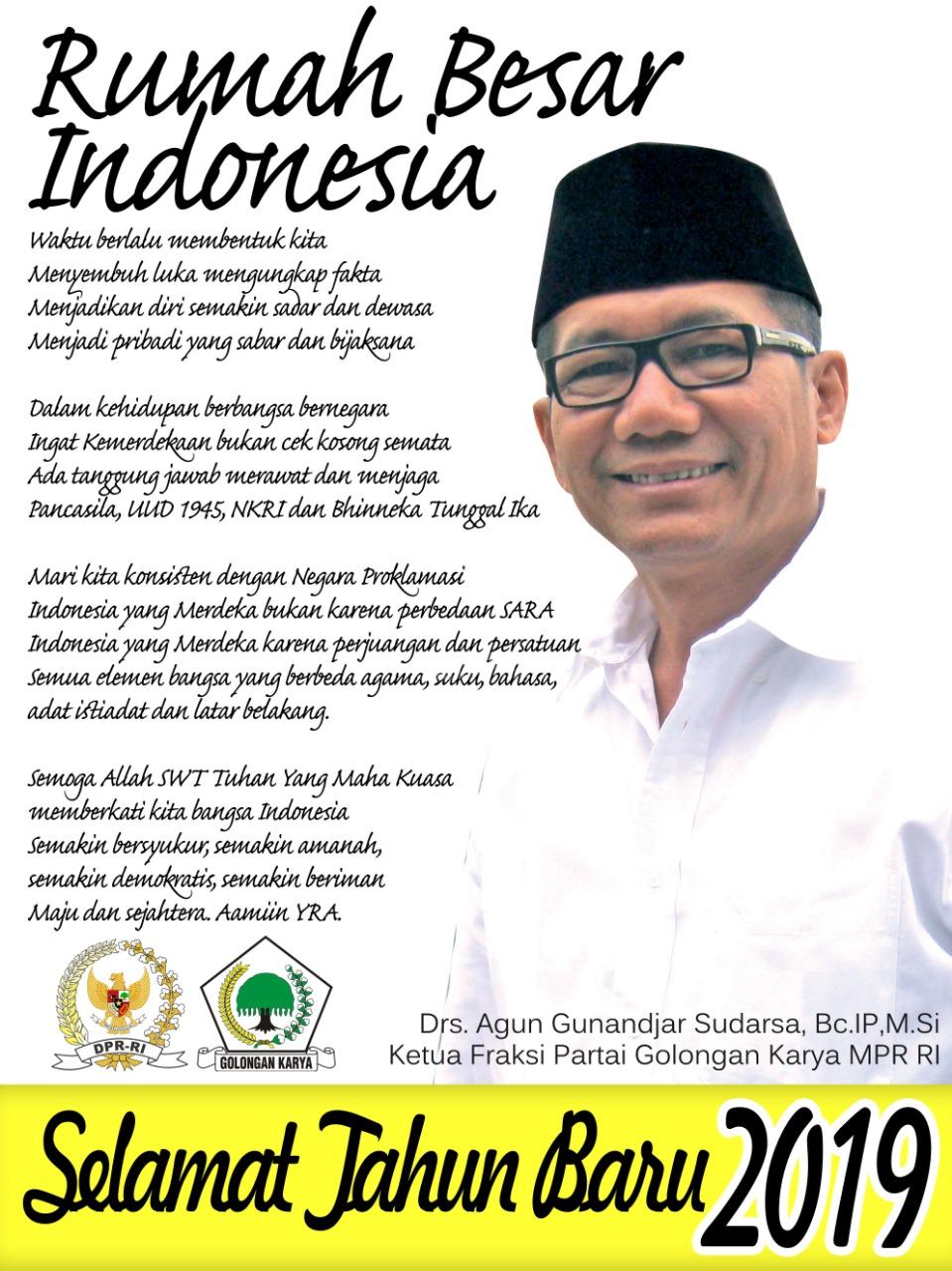  Selamat Tahun Baru 2019: Rumah Besar Indonesia
