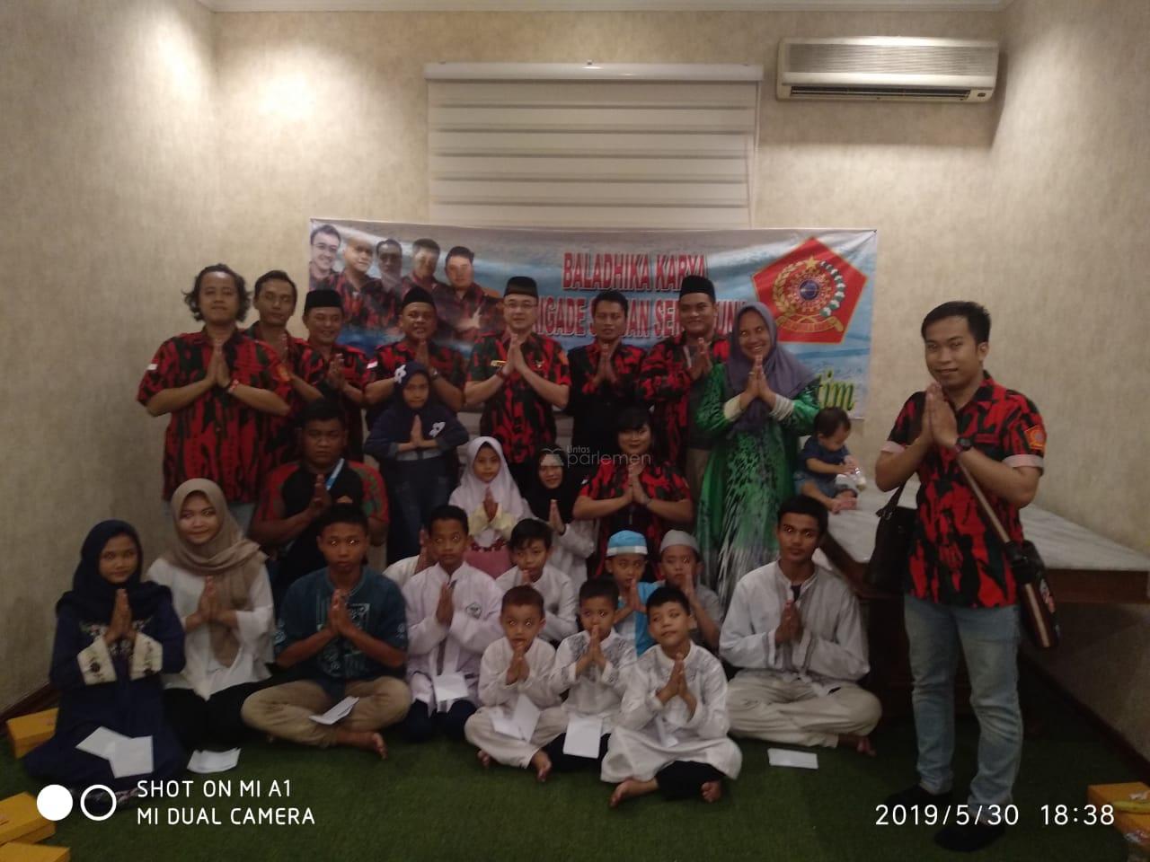 Baladhika Karya Brigade SS kembali Gelar Bukber Bersama Anak Yatim