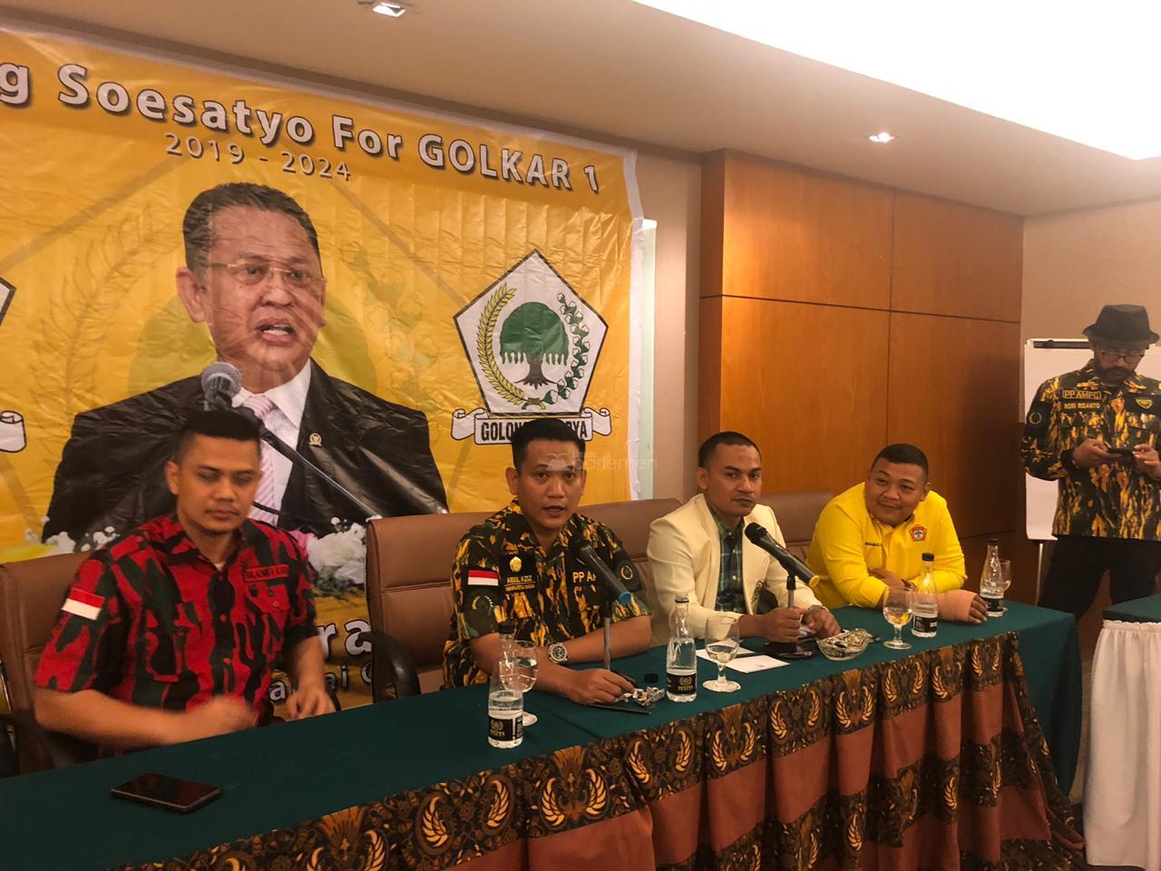  Barisan Pemuda Partai Golkar Gelar Deklarasi Dukung Bamsoet Pimpin Golkar