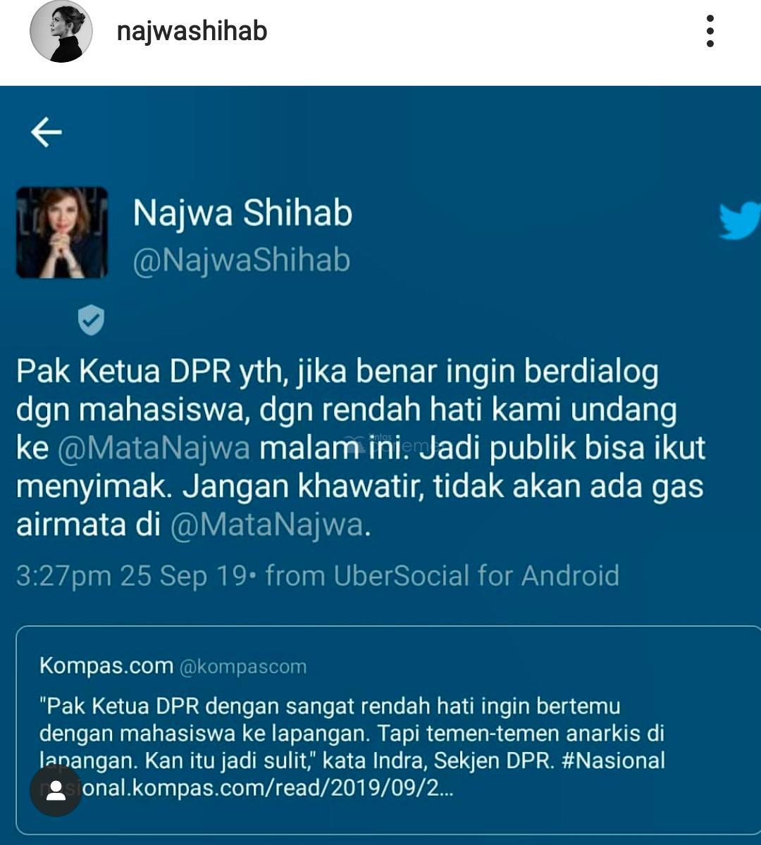  Diundang di Medsos, Bamsoet: Saya Tidak Pernah Diajak Bicara Langsung oleh Najwa Shihab