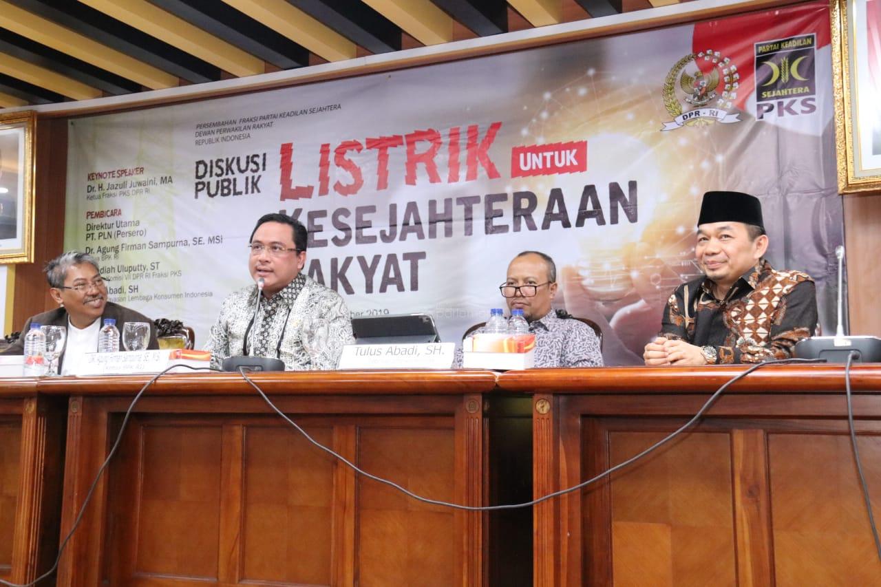 Gelar Diskusi “Listrik” Fraksi PKS Minta Tarif Listrik Tidak Dinaikan