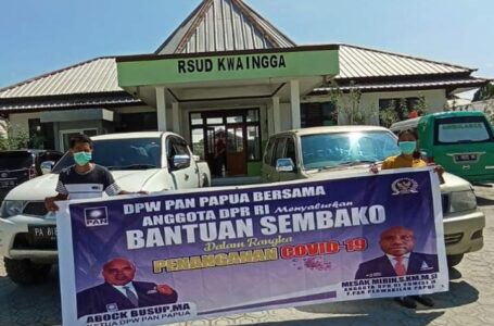 Anggota DPR Ini Kembali Bagikan 1300 Paket Sembako di Papua