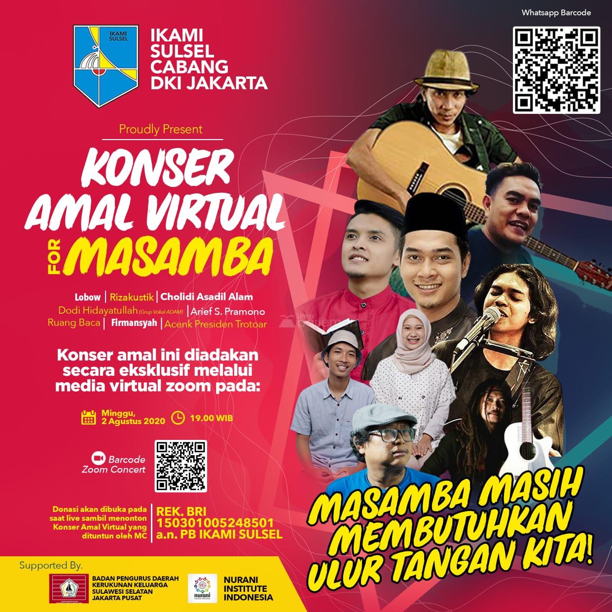  Konser Amal Virtual IKAMI Sulsel Dihadiri Artis Ibukota