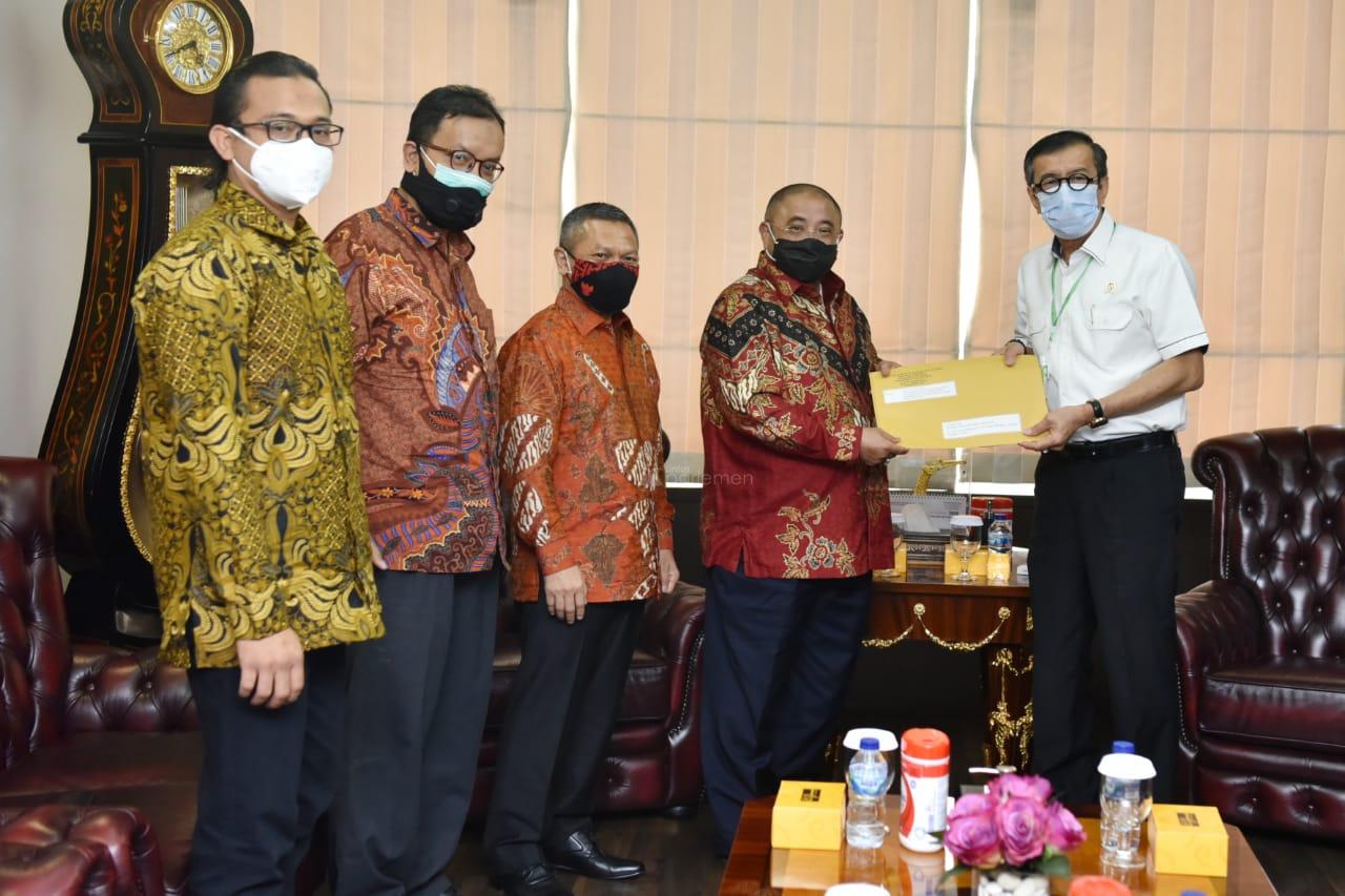 DPP PKS Kepengurusan Baru Ahmad Syaikhu Datangi Kemenkumham