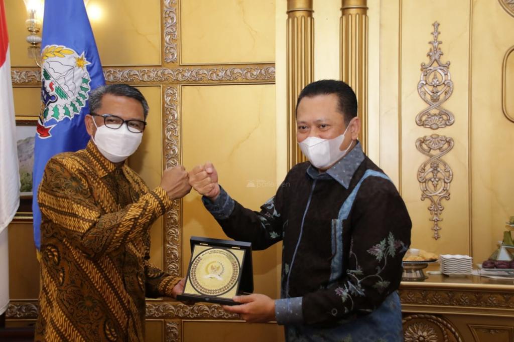  Bertemu Gubernur Sulawesi Selatan, Bamsoet Apresiasi Pertumbuhan Ekonomi Sulsel