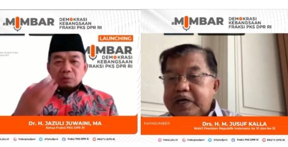  Fraksi PKS DPR Undang Jusuf Kalla Bahas Demokrasi dan Kebangsaan
