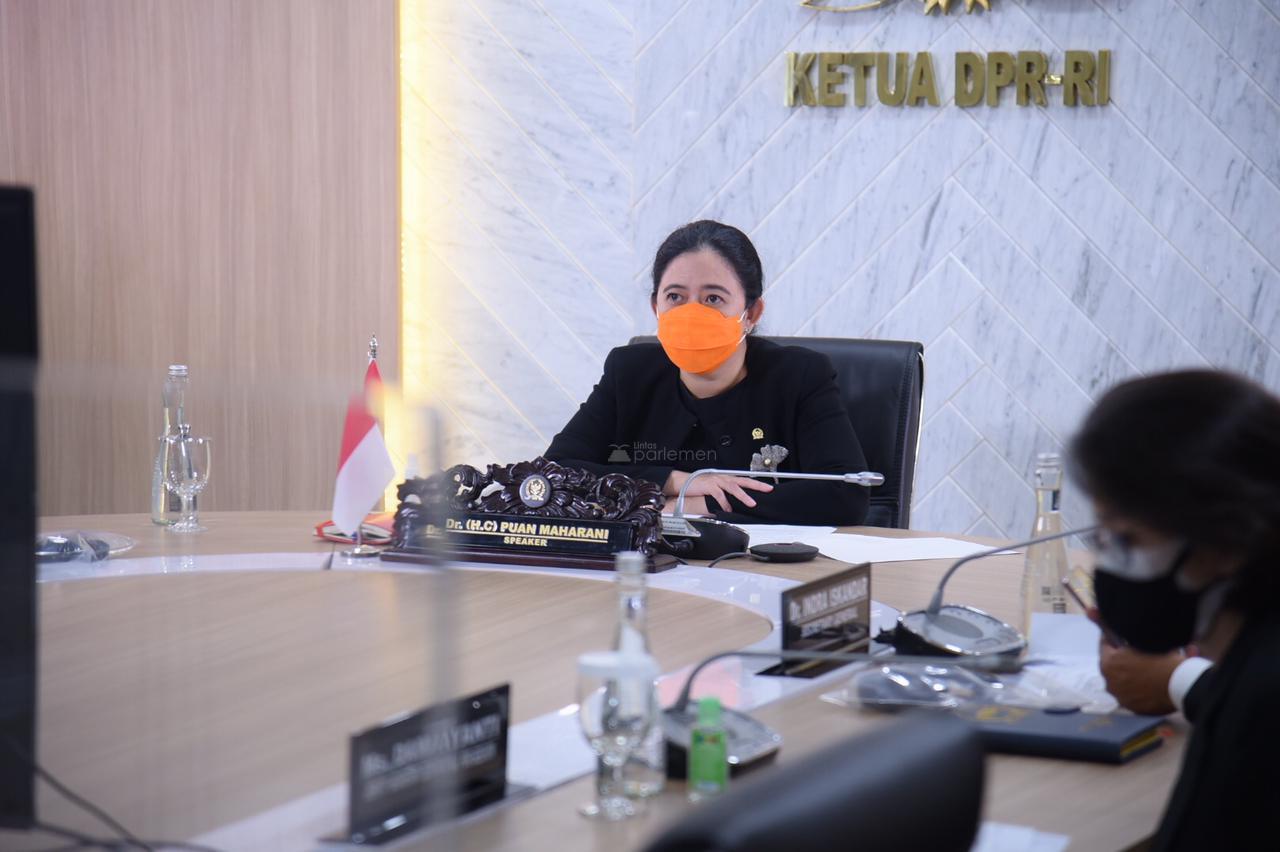  Ketua DPR Tegaskan Kembali Pentingnya Kerjasama Internasional Atasi Pandemi Covid-19