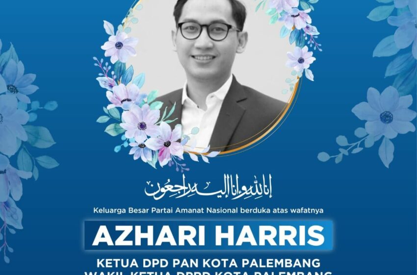  Wakil Ketua DPRD Kota Palembang Wafat, Hafisz Tohir Alami Duka Mendalam