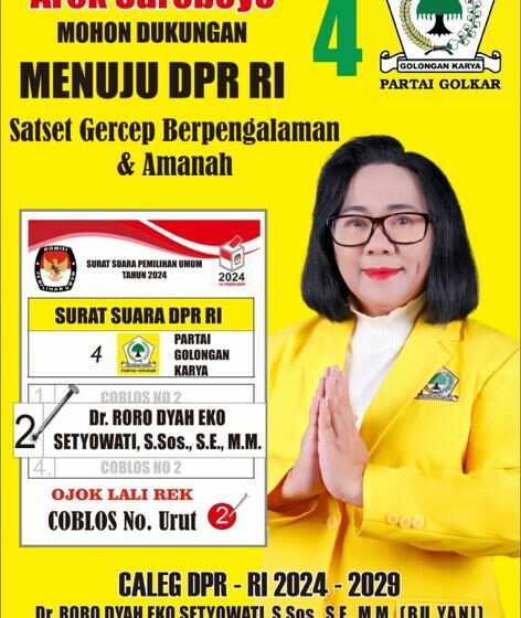  PROFIL Dr Roro Dyah Eko Setyowati, SSos, SE, MM, Dosen Wanita Inspiratif Caleg DPR RI Jatim 1 Dapil Surabaya dan Sidoarjo