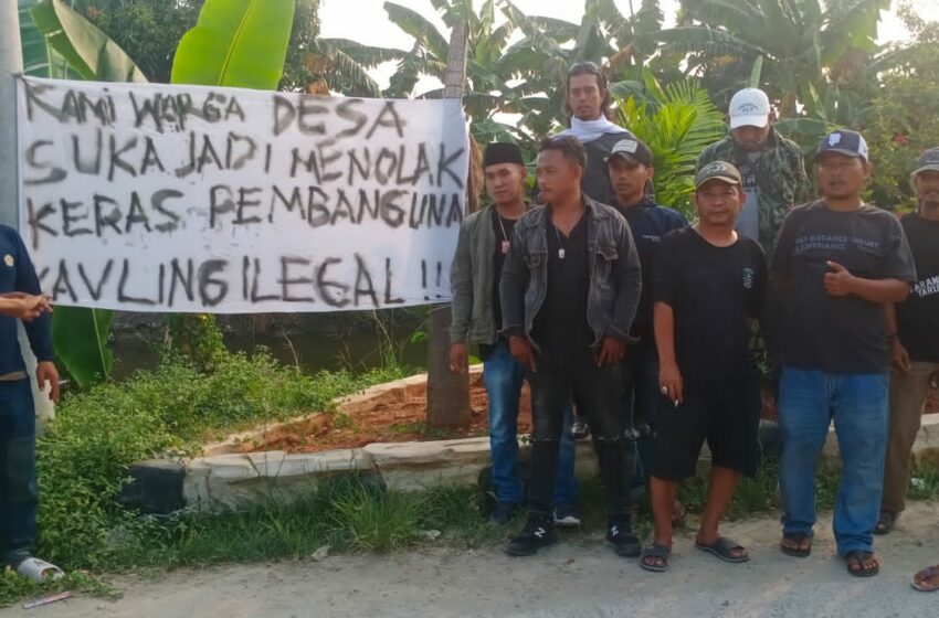  Warga Bekasi Tuntut Pembongkaran Bangunan Perumahan Ilegal yang Melanggar Zona Pertanian.