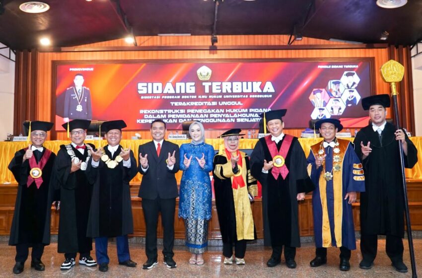  Uji Sidang Terbuka Promosi Doktor, Bamsoet Kembali Dorong Revisi Undang-undang Darurat RI No.12/1951