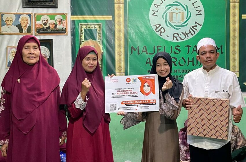  Usai Dilantik sebagai Anggota DPRD Tangsel, Nusaibah Jazuli Serahkan Gajinya untuk Masyarakat