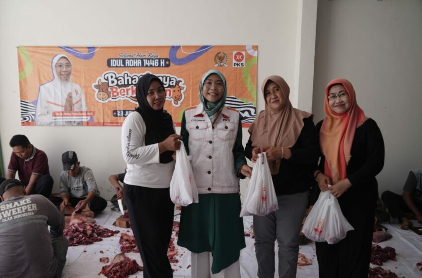  Netty Prasetiyani Tebar Puluhan Hewan Kurban di Jawa Barat dan Jakarta, Wujud Kepedulian Sosial di Hari Raya Iduladha