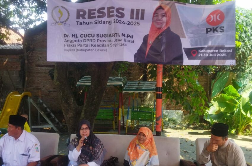  Reses III DPRD Jabar Fraksi PKSCucu Sugiarti: Kita Bangun Jabar dengan Aspirasi Masyarakat Bekasi