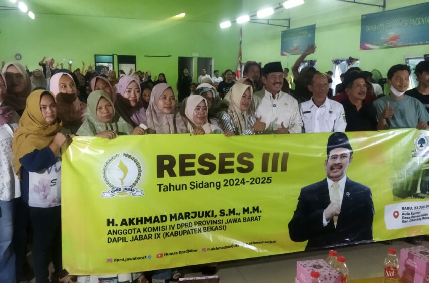  Reses III DPRD Provinsi Jabar: Kepala Desa Danau Indah Apresiasi Akhmad Marjuki Prioritaskan Pengentasan Pengangguran