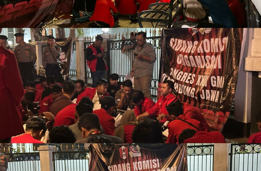 Sidang-sidang Komisi Kongres XXII GMNI Tetap Dilanjutkan di Selasar Gedung Merdeka