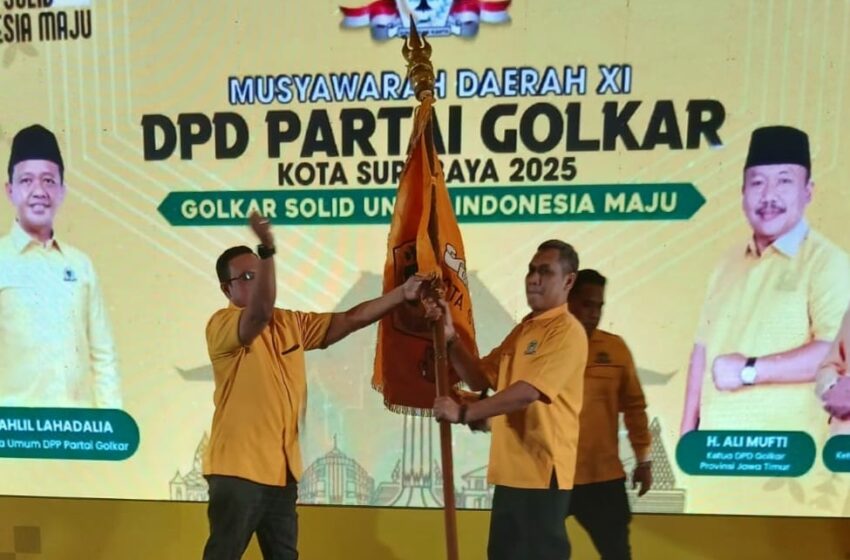 Akmarawita Kadir Pimpin Golkar Surabaya, Dipilih Aklamasi di Musda XI