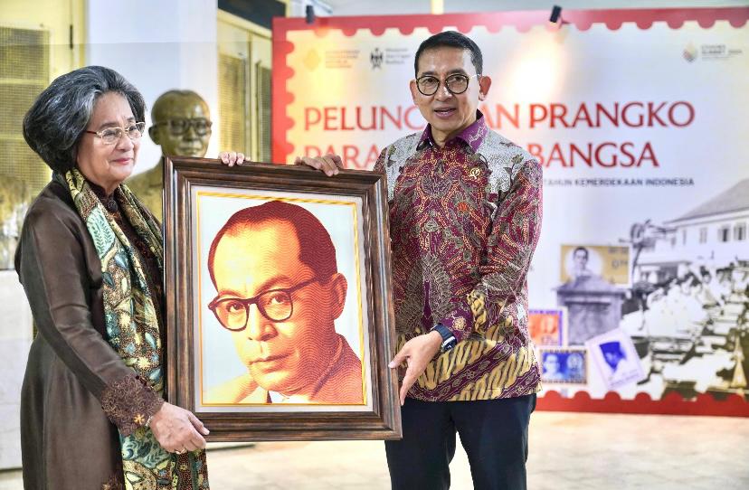 Menteri Kebudayaan Fadli Zon Luncurkan Prangko Para Pendiri Bangsa