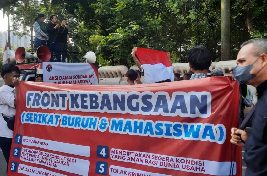  Suara Buruh Jakarta Ingatkan Jangan Biarkan Provokator Ganggu Kedamaian Bangsa