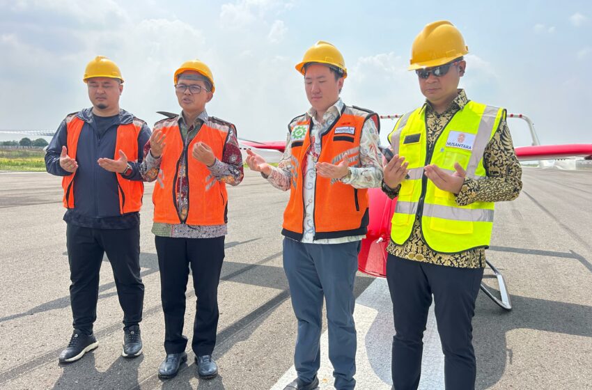 KH Maman Puji Uji Terbang Perdana Drone Kargo Listrik DF-L100: Kado Ulang Tahun ke-74 Prabowo Menuju Indonesia Emas 2045