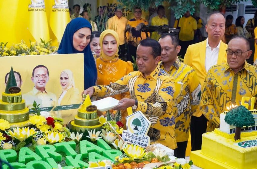 Tasyakuran HUT ke-61 Partai Golkar: Tegaskan Komitmen Partai Golkar Kawal Pemerintahan Prabowo-Gibran