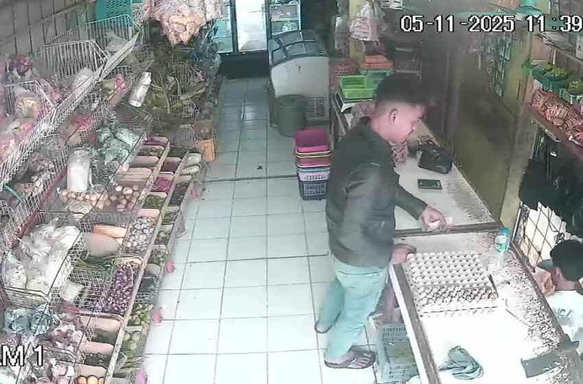  Aksi Pemalakan Terrekam CCTV, Pelaku Ancam Acak – acak Dagangan Pedagang