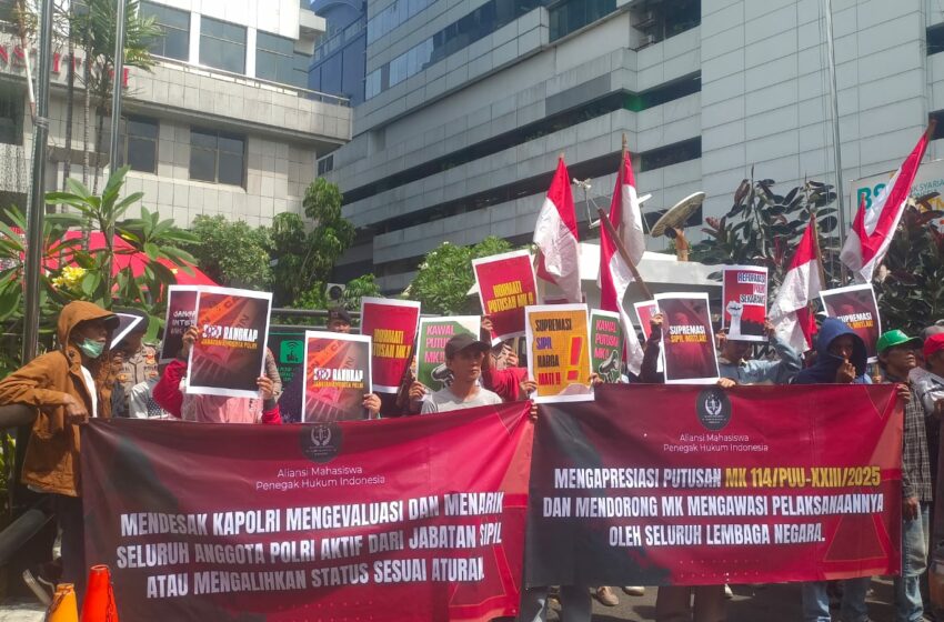  MK Tegaskan Larangan Polri Duduki Jabatan Sipil, AMPHI Desak Presiden Segera Implementasi Putusan MK Itu…