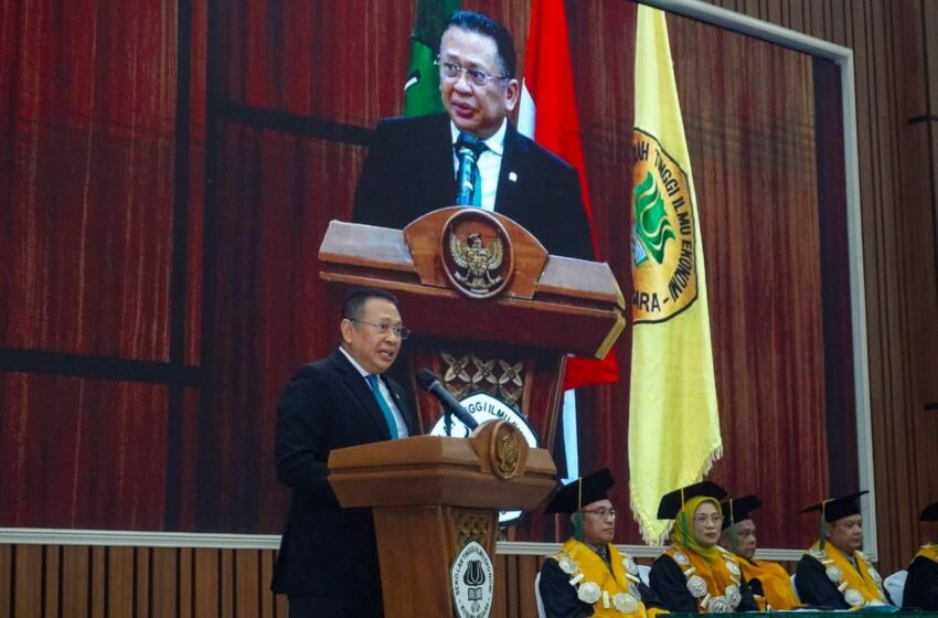  Orasi Ilmiah Wisuda STIE Kusuma Negara, Bamsoet Tegaskan Pentingnya Transformasi Pendidikan Tinggi