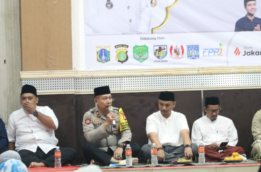  Kapolsek Pulogadung Hadiri Pemuda Jakarta Bersholawat, Sampaikan Pesan Kamtibmas dan Apresiasi BAJA Foundation