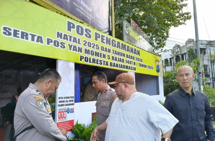  Pastikan Kelancaran Nataru, Habib Aboe Sidak Pos Polisi Kayutangi: Apresiasi Tata Kelola Ditlantas Polda Kalsel