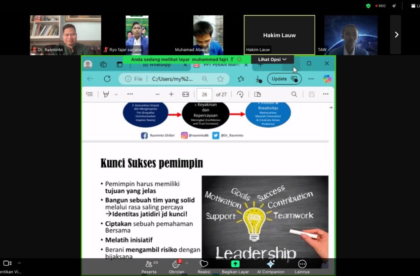  Bangun Kepekaan Sosial, Akademisi Dorong Mahasiswa Perkuat Jiwa Kebangsaan