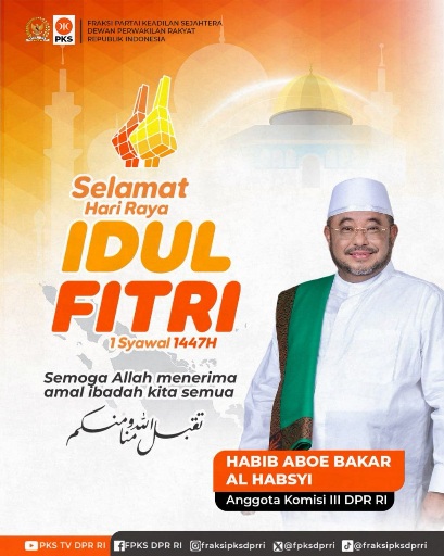  Habib Aboe Ucapkan Selamat Idul Fitri 1447 H, Ajak Perkuat Keimanan dan Persaudaraan