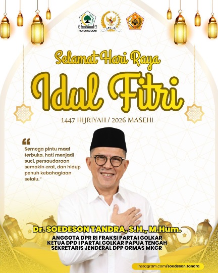  Soedeson Tandra: Idul Fitri Momentum Buka Pintu Maaf dan Pererat Persaudaraan