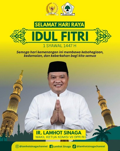  Lamhot Sinaga Sampaikan Pesan Kebahagiaan dan Keberkahan bagi Masyarakat